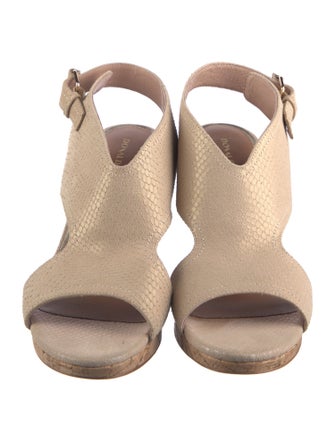 Donald Pliner Leather Slingback Sandals