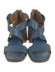 Donald Pliner Embossed Leather Sandals