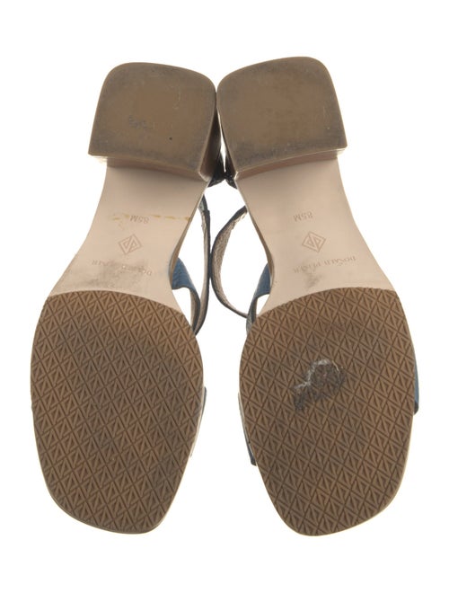 Donald Pliner Embossed Leather Sandals