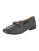 Donald Pliner Leather Chain-Link Accents Loafers
