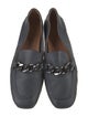 Donald Pliner Leather Chain-Link Accents Loafers