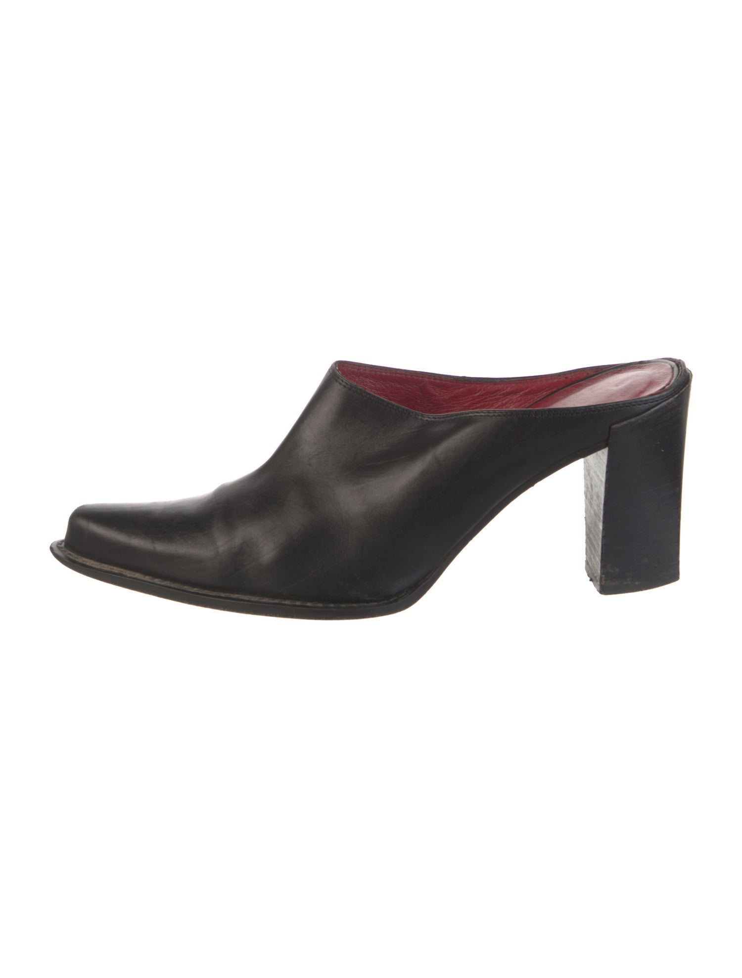 Donald Pliner Leather Mules