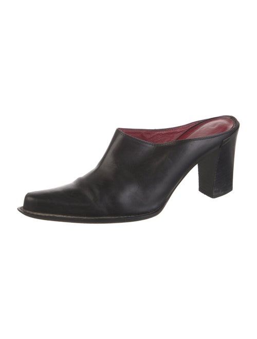Donald Pliner Leather Mules
