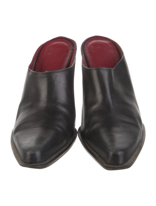 Donald Pliner Leather Mules