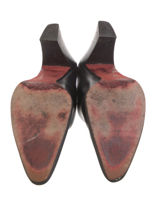 Donald Pliner Leather Mules