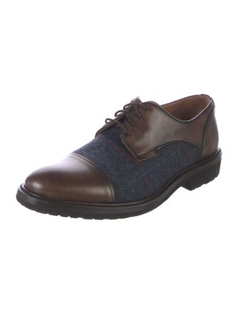 Donald Pliner Leather Derby Shoes