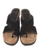Donald Pliner Suede Slides