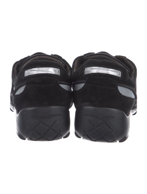 Donald Pliner Suede Colorblock Pattern Sneakers