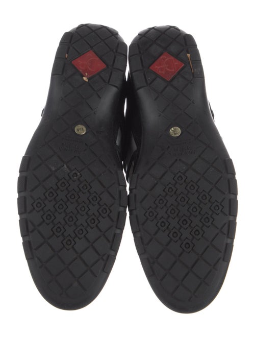 Donald Pliner Suede Colorblock Pattern Sneakers