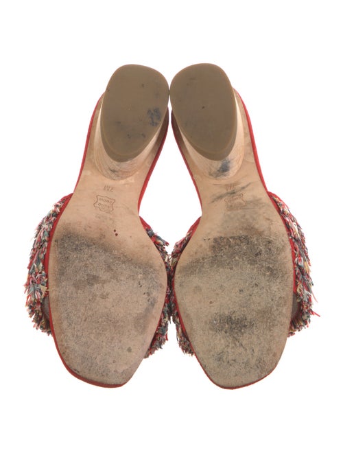 Donald Pliner Suede Printed Slides