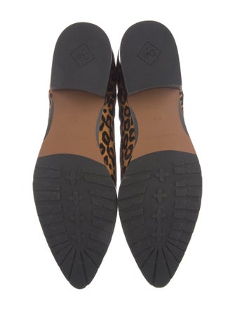 Donald Pliner Ponyhair Animal Print Chelsea Boots