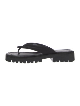 Donald Pliner Leather Flip Flops