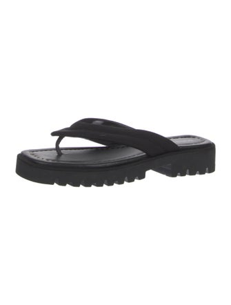 Donald Pliner Leather Flip Flops