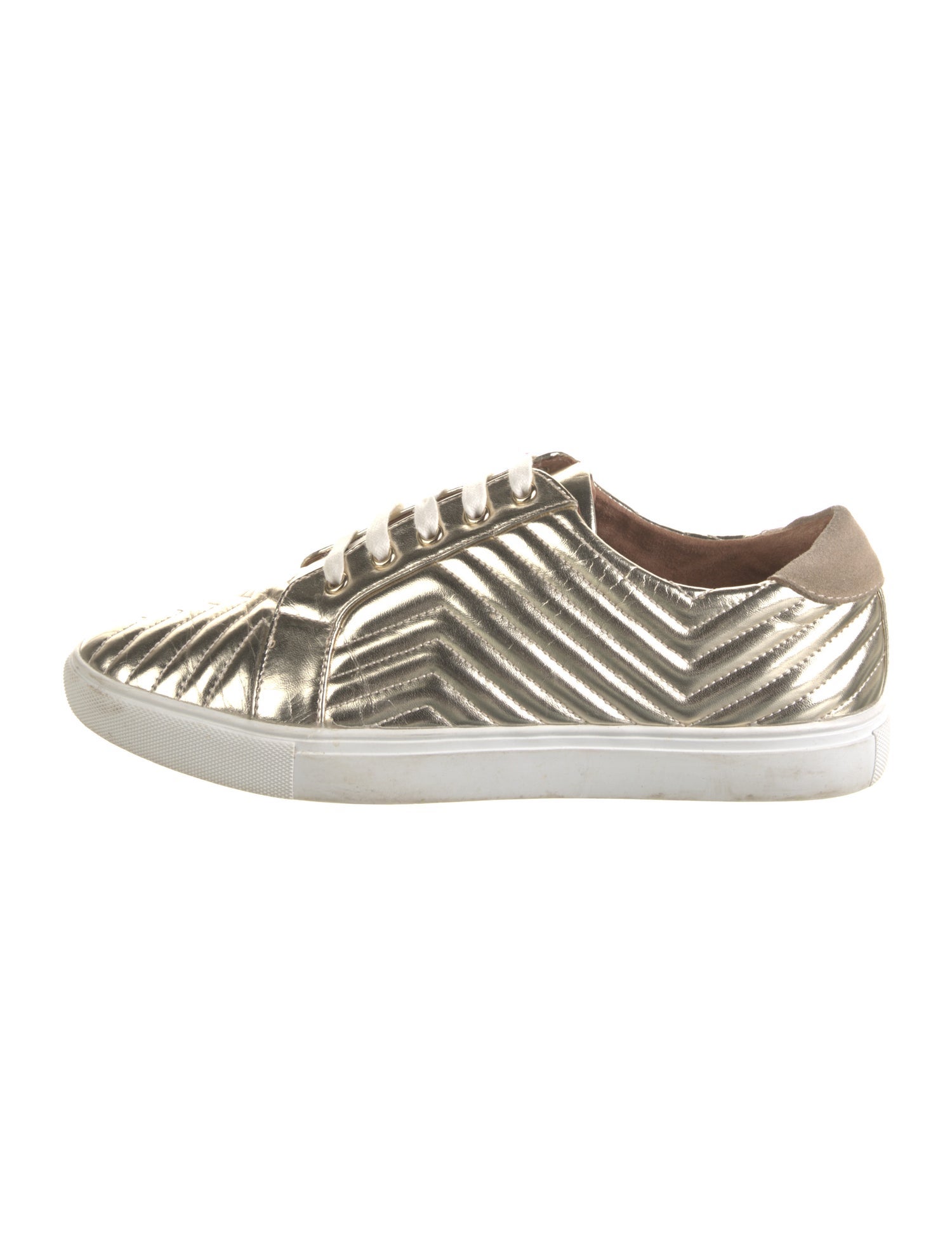 Donald Pliner Leather Colorblock Pattern Sneakers