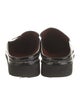 Donald Pliner Patent Leather Leather Trim Embellishment Mules