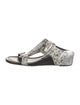 Donald Pliner Leather Animal Print Sandals