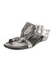 Donald Pliner Leather Animal Print Sandals