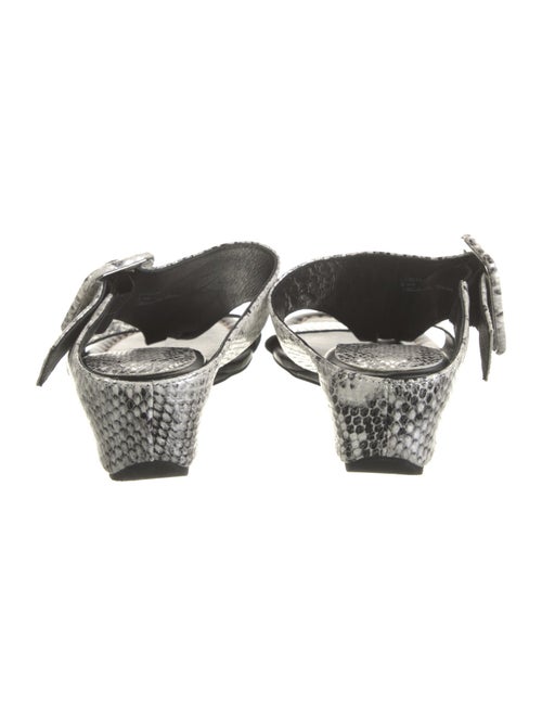 Donald Pliner Leather Animal Print Sandals