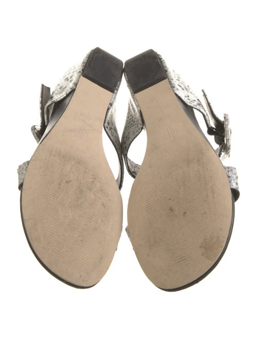 Donald Pliner Leather Animal Print Sandals