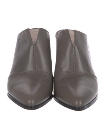 Donald Pliner Leather Mules