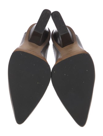 Donald Pliner Leather Mules
