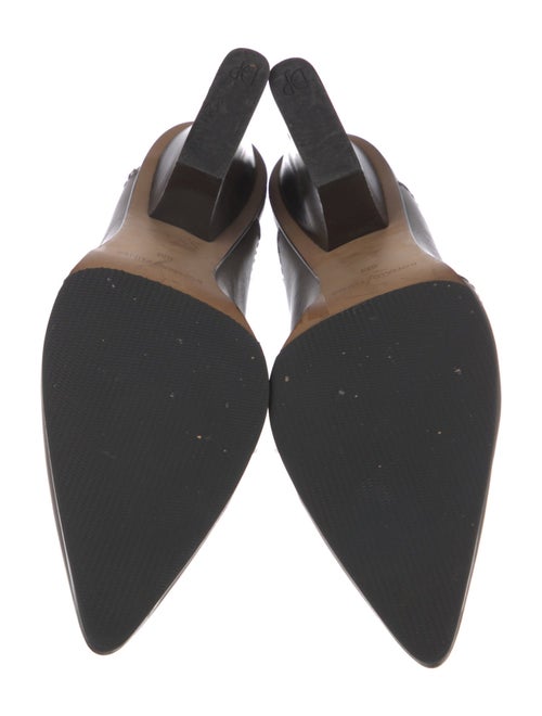 Donald Pliner Leather Mules