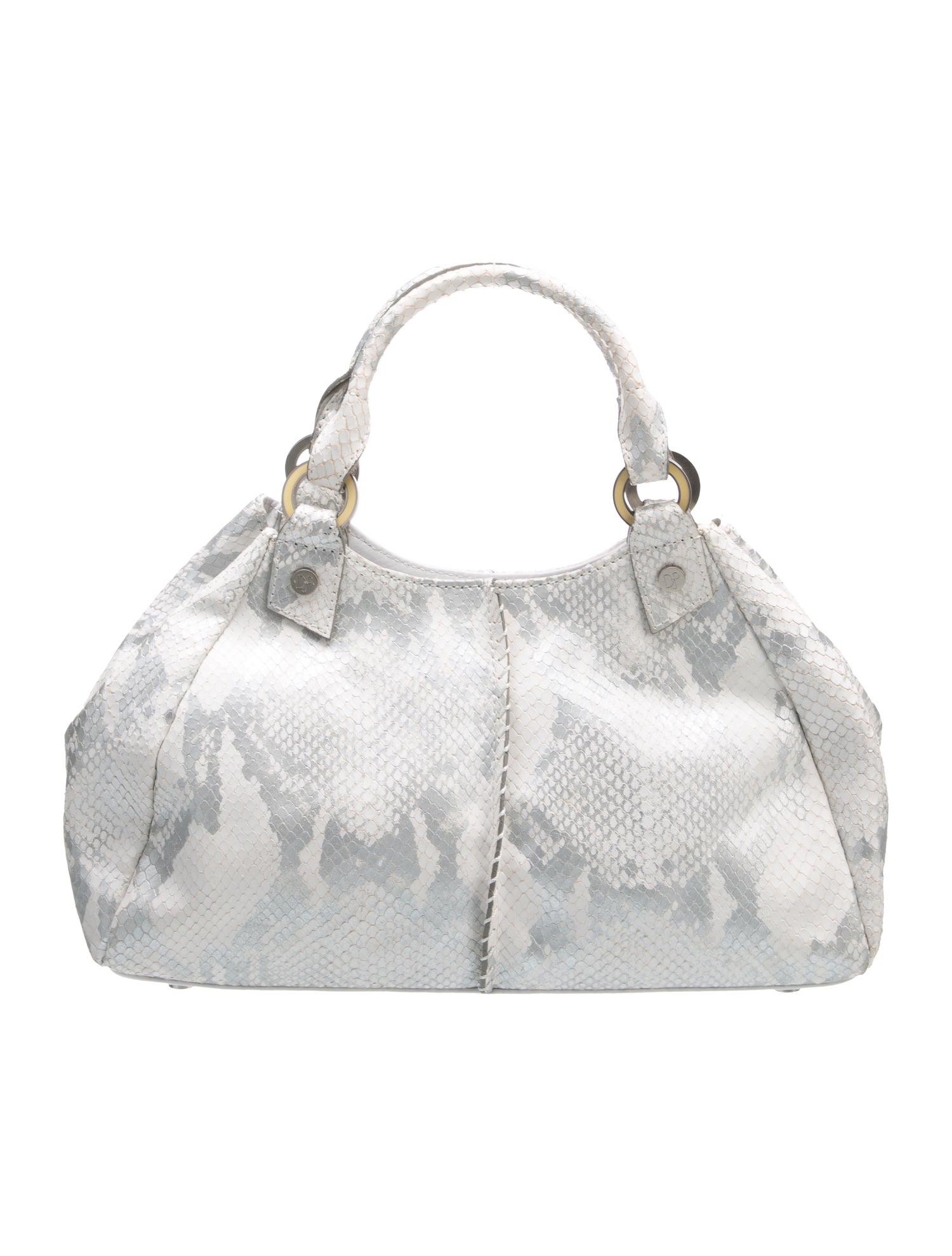 Donald Pliner Snakeskin Top Handle Bag