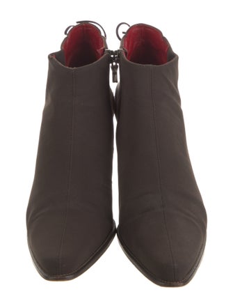 Donald Pliner Suede Leather Trim Embellishment Chelsea Boots