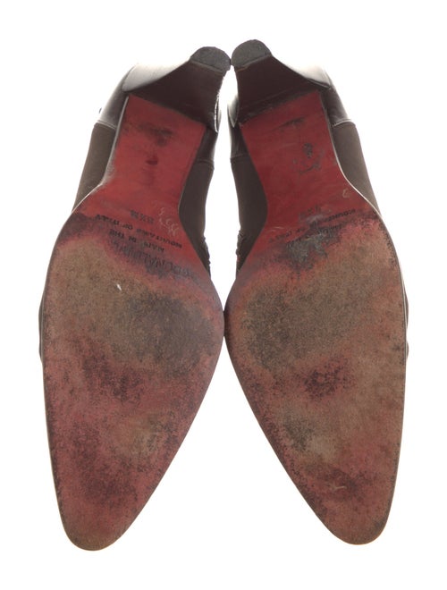 Donald Pliner Suede Leather Trim Embellishment Chelsea Boots