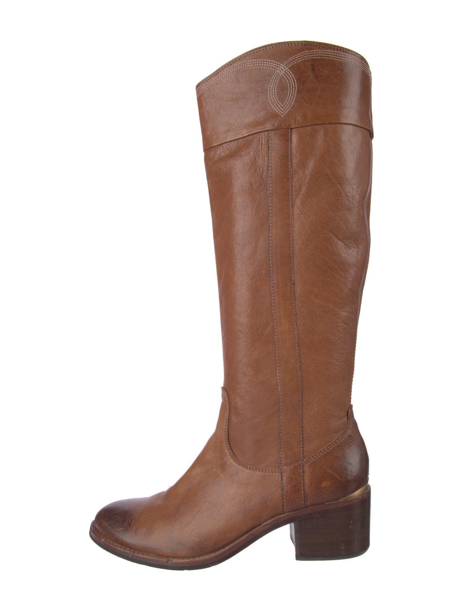 Donald Pliner Leather Riding Boots