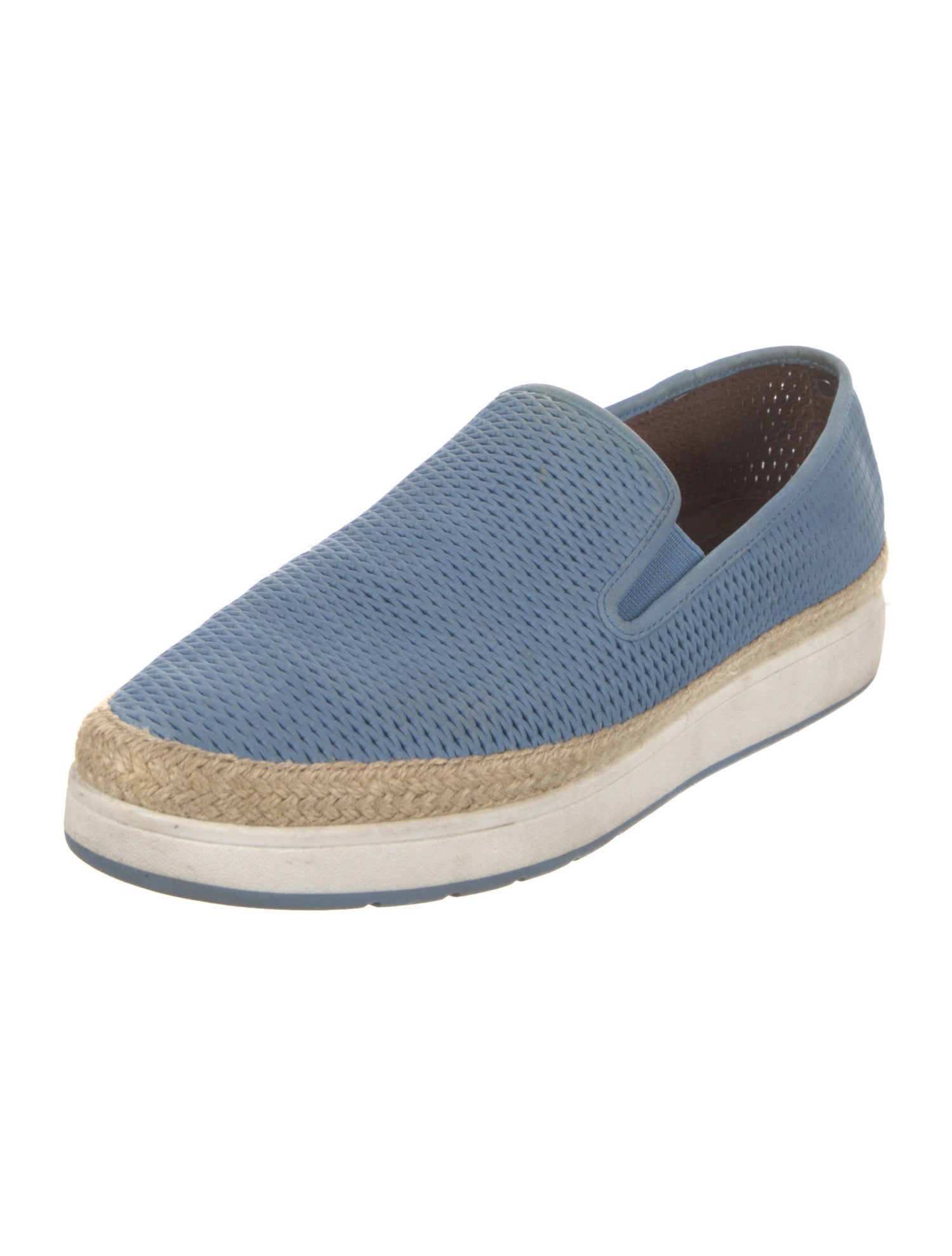 Donald Pliner Leather Colorblock Pattern Espadrilles