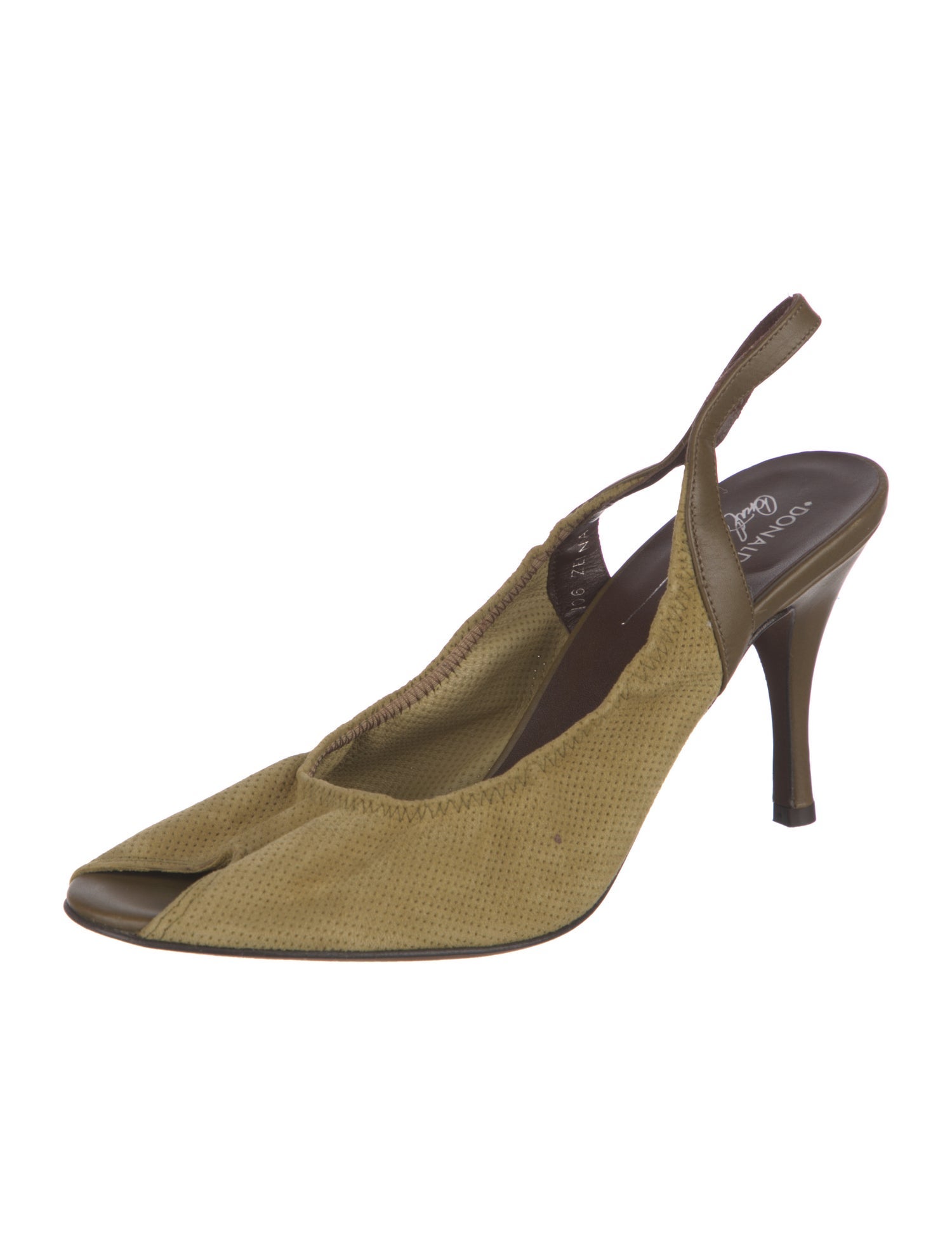 Donald Pliner Suede Slingback Pumps