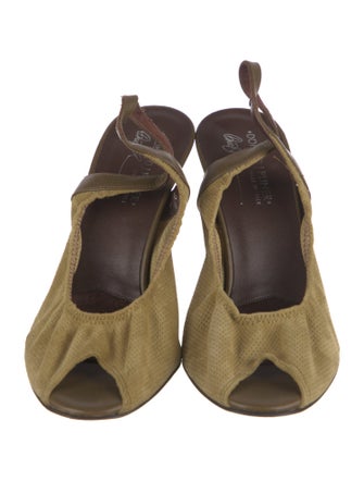 Donald Pliner Suede Slingback Pumps