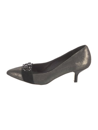 Donald Pliner Suede Pumps