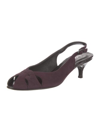 Donald Pliner Suede Slingback Pumps