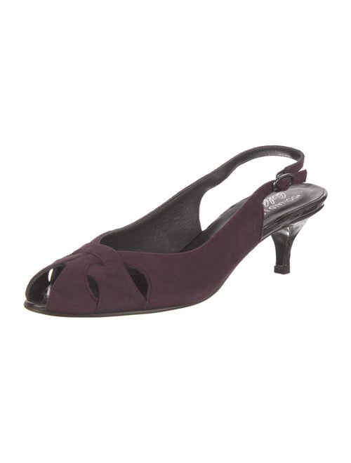 Donald Pliner Suede Slingback Pumps