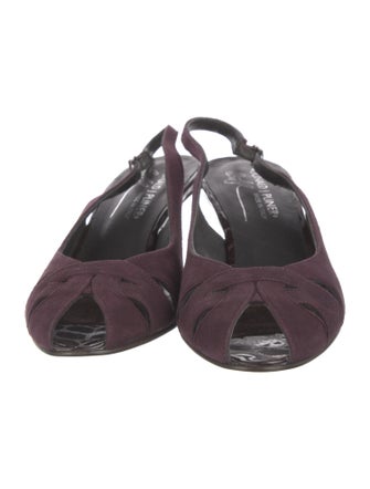 Donald Pliner Suede Slingback Pumps