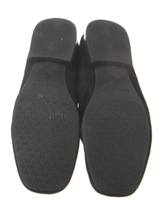 Donald Pliner Suede Chain-Link Accents Moccasins