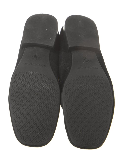 Donald Pliner Suede Chain-Link Accents Moccasins