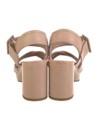 Donald Pliner Leather Slingback Sandals