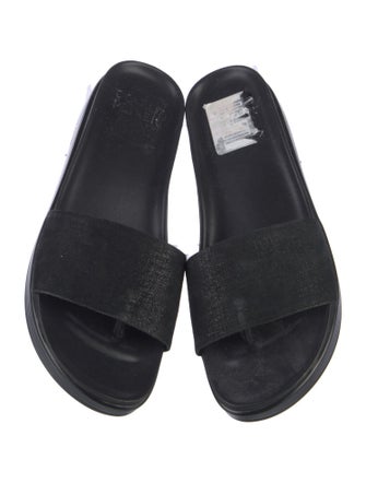 Donald Pliner Suede Slides