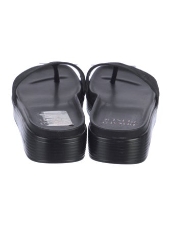 Donald Pliner Suede Slides