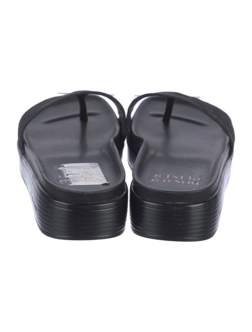 Donald Pliner Suede Slides