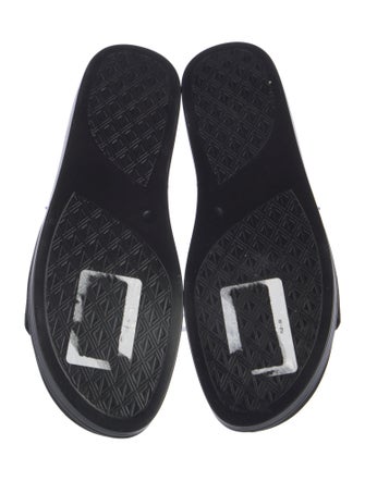 Donald Pliner Suede Slides