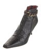 Donald Pliner Embossed Leather Animal Print Boots