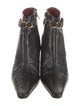 Donald Pliner Embossed Leather Animal Print Boots