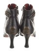 Donald Pliner Embossed Leather Animal Print Boots