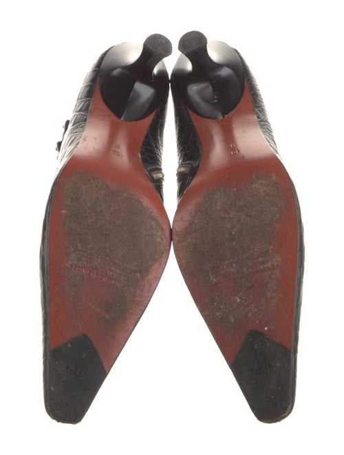 Donald Pliner Embossed Leather Animal Print Boots