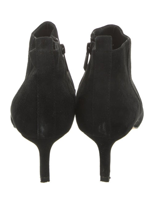 Donald Pliner Suede Leather Trim Embellishment Boots