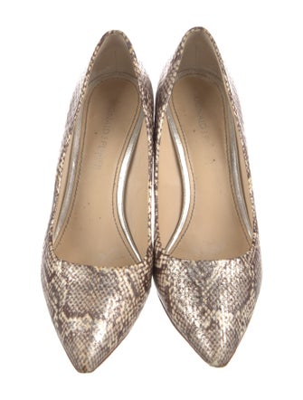 Donald Pliner Snakeskin Animal Print Pumps